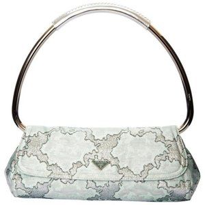 Vintage Rare Prada Limited Edition Lurex Swing Corset Bag